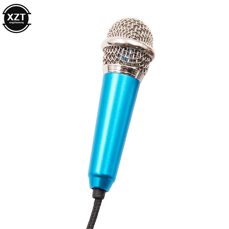 Newest Mini Jack 3.5mm Studio Lavalier Professional Microphone Handheld Mic for Computer for iPhone ipad karaoke 7