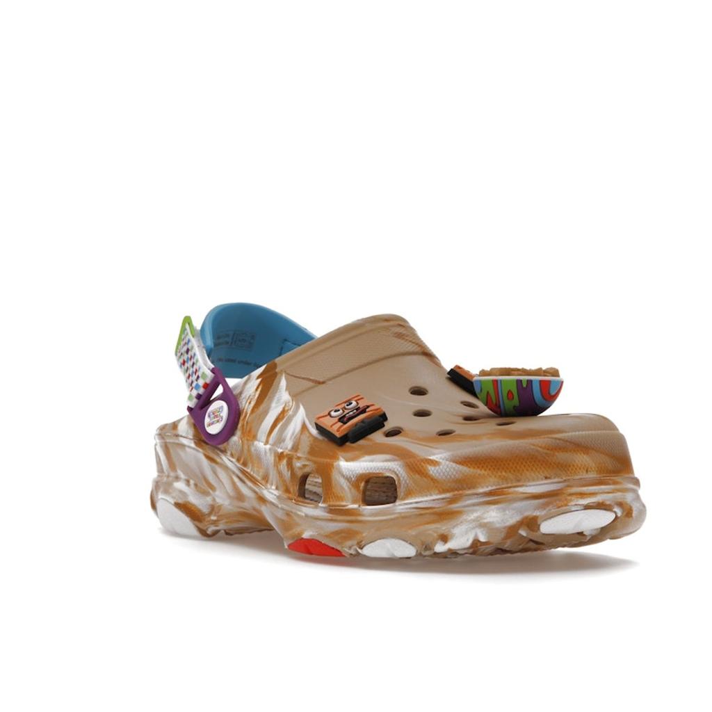 Cinnamon Toast Crunch x Crocs Classic All-Terrain Clog Unisex Sneakers Brown Chai White-Cinnamon 207920-2E9