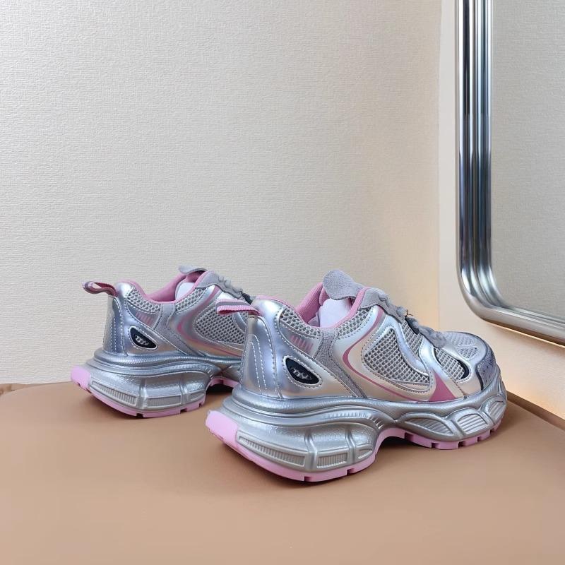 Spring New Thick-Soled Niche Dad Shoes Women's Casual Mesh Breathable Lightweight Sneakers for Women