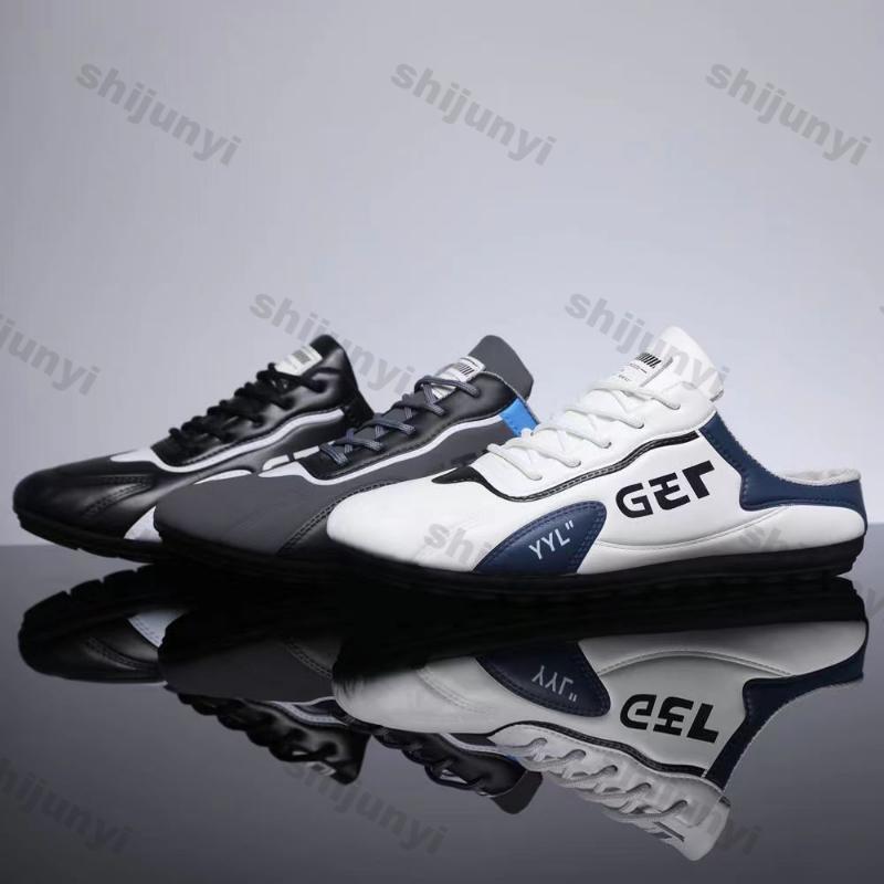 Модные мужские полутапочки без застежек, мужские повседневные туфли для сёрфинга, дышащие кроссовки на платформе, удобные уличные тапочки без застежек Zapatos Hombre