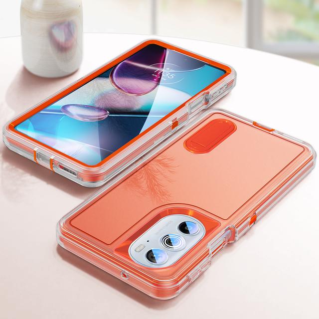 Drop Protection Stand Function Armor Case For Motorola Moto Edge 30 Pro Anti -Scratch Cell Phone Cover For Moto Edge 30 Pro Cases