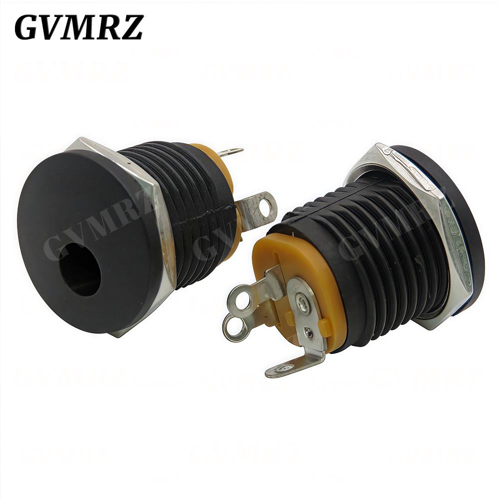 10PCS/lot DC022 DC-022 5.5x2.1mm DC Power Socket 5.5*2.5mm DC Connector 5.5*2.1 Round Hole Interface Panel Socket 3.5x1.3mm