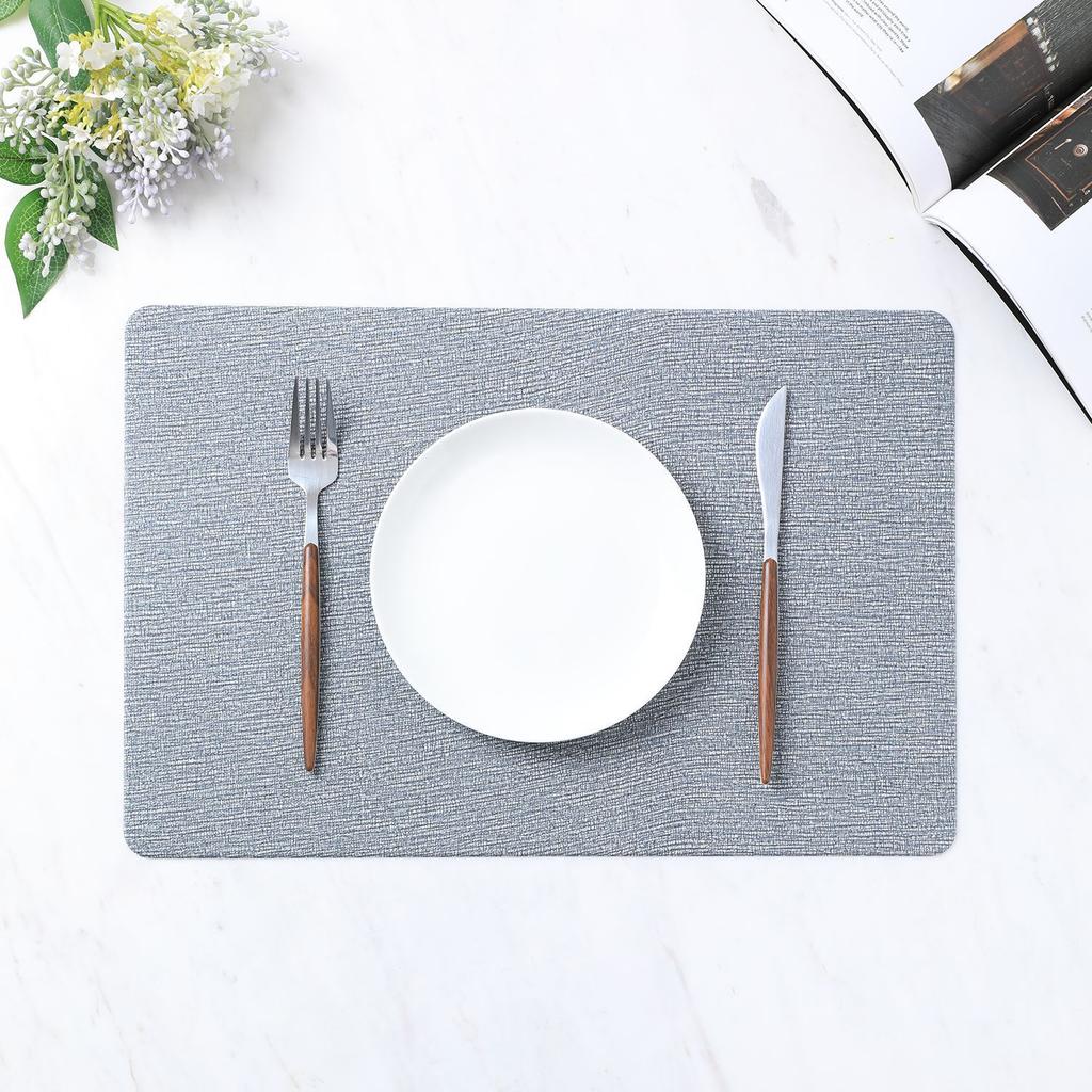 6 шт. Моющиеся коврики для стола Нескользящие теплоизоляционные коврики из ПВХ для обеденного стола кухонные аксессуары