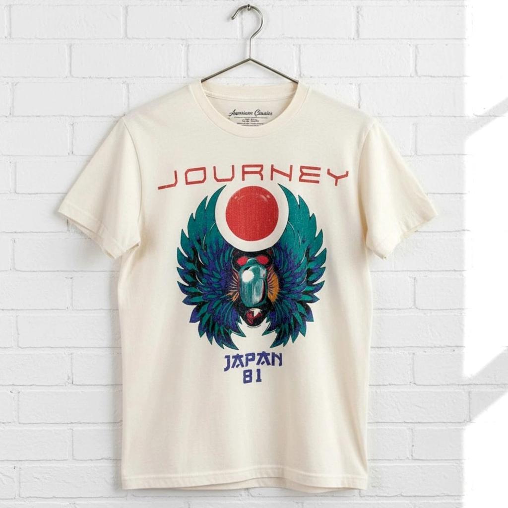 Journey Captured Japan 1981 Мужская футболка