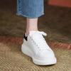 Italian McQueen Little White Shoes Women's 2025 New Spring and Autumn Board Shoes Platform Height Increase Couple Men's Shoes Versatile Sports and Lei