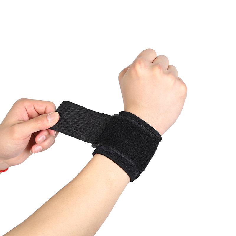 Adjustable Compression Wrist Support for Men & Women - Anti-Sprain Guard for Weightlifting, Basketball, Badminton, Fitness