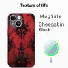 Супер крутой дизайн узора в стиле вампирской моды Чехол для телефона Для iPhone 17 16 15 14 13 12 Plus Pro Max Высококачественный Роскошный Magsafe Овечья кожа