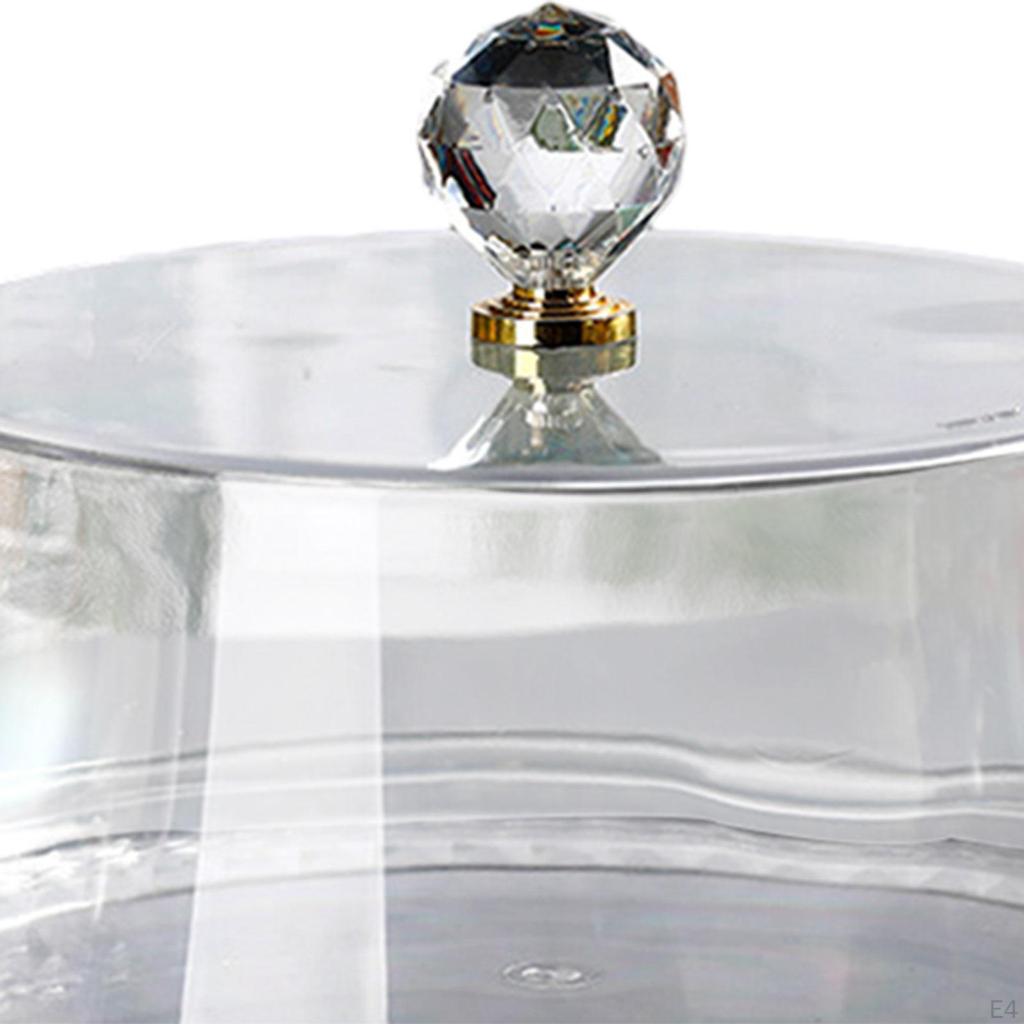 Акриловая подставка для торта с куполом, держателем для сервировочной тарелки и выпечкой