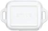 Staub Dish X 2P Set Ceramic Set Gratin Dish Oven Microwave Safe Japanese Dish "Rectangular (14 11cm) Ivory" [Authorized Product] 40508-169