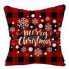 Чехол для рождественской декоративной подушки Настольная подушка для кровати Диван Скандинавский Праздничный Офисная подушка Чехол для подушки Постельное белье Чехол для декоративной подушки