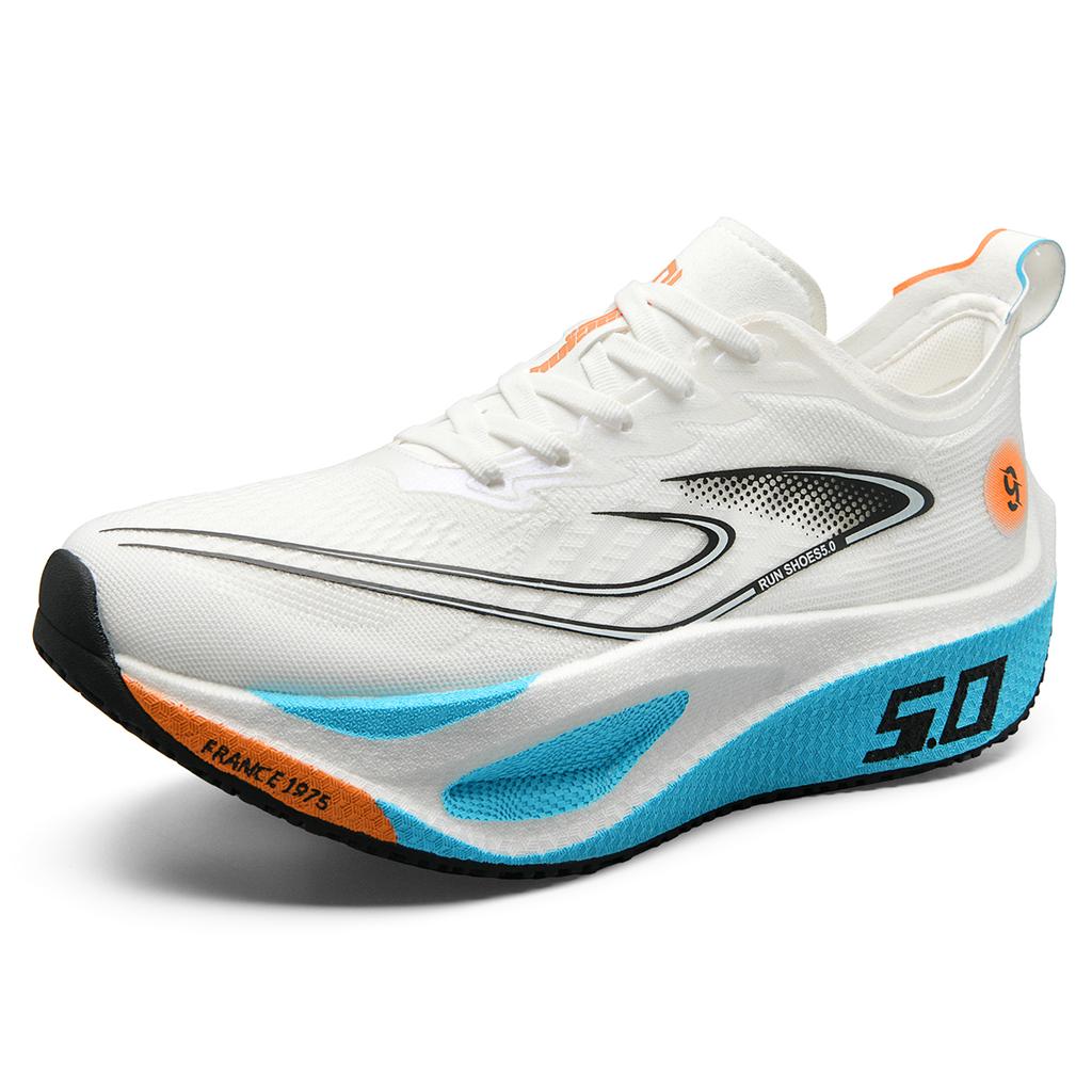 Мужские кроссовки Легкие сетчатые Нескользящие Марафонские Повседневные кроссовки Мужские на шнуровке Спортивные Дышащие Удобные Спортивные кроссовки Женские