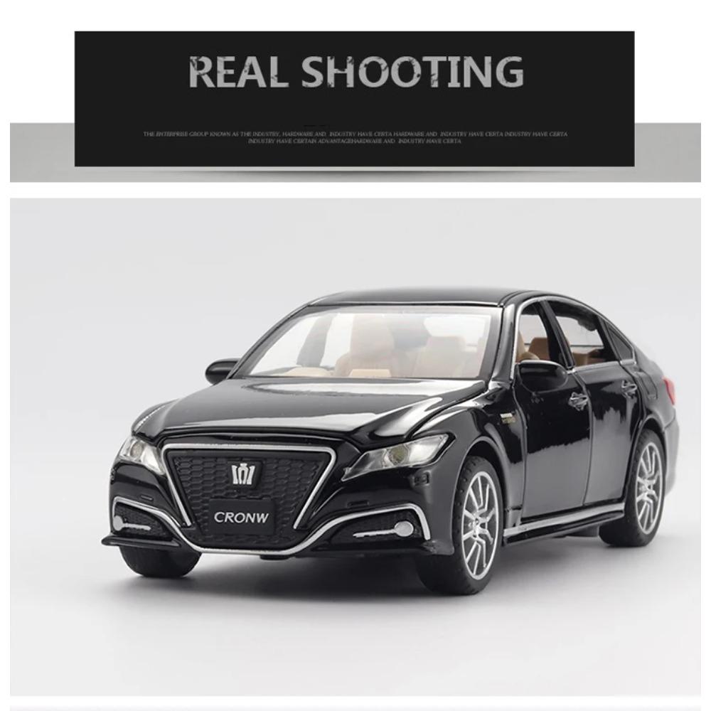 1/32 Модель автомобиля Toyota CROWN Звук и свет Сплав Литой Классические Роскошные Автомобили Избранное Подарок Детские Игрушки Машинки