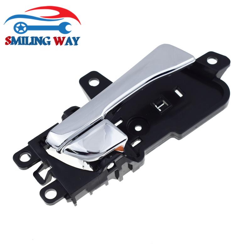 1/2/4 шт. Внутренняя ручка двери автомобиля Передняя / Задняя Левая Водительская или Правая Пассажирская Для Hyundai Sonata 2011 2012 2013 2014 Хром