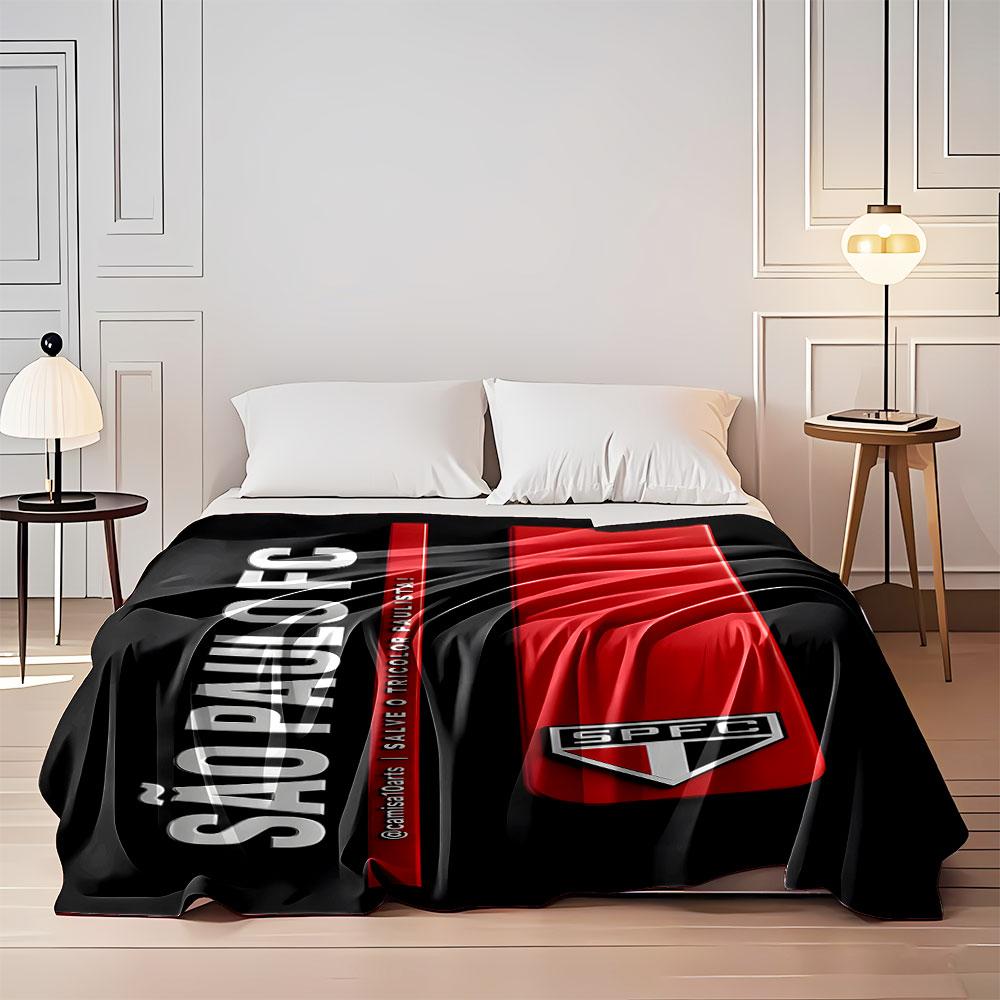 São Paulo FC Graphic Blanket print blanket soft and cozy perfect for the living room bed sofa or a nap,gift