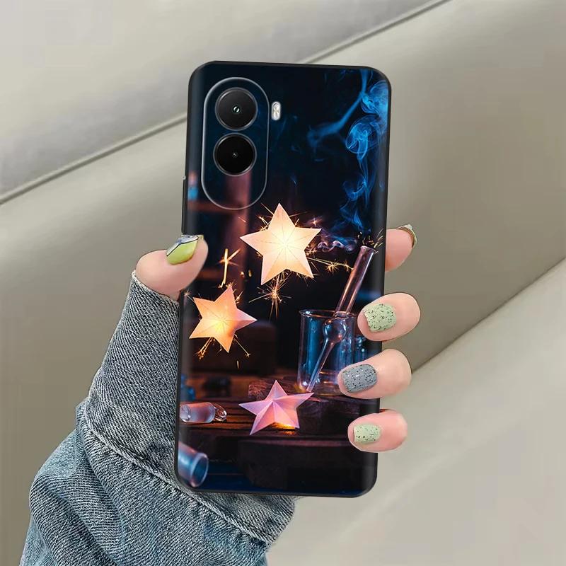 Мягкий чехол для Xiaomi Poco M7 4G Чехол Мультяшная задняя крышка для Xiaomi Poco M7 Pro 5G Защитный бампер с животным PocoM7 m 7 Крутые сумки