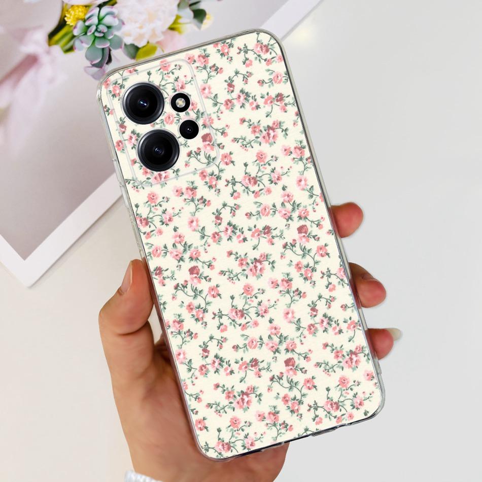 Для Xiaomi Redmi Note 12 Global Стильный Чехол для Телефона Мягкий Силикон ТПУ Задняя Крышка Для Redmi Note 12 Pro 4G Note12 12Pro