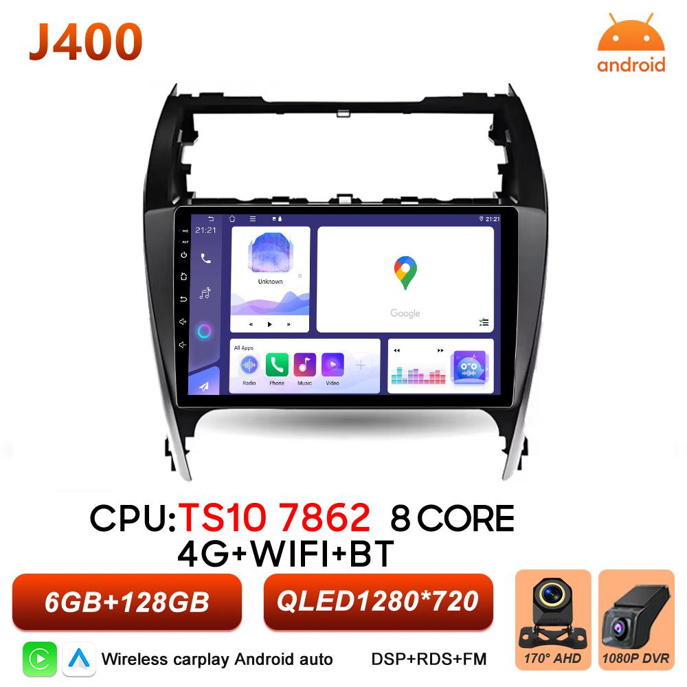 Android 16 Автомагнитола Carplay Для Toyota Camry 7 XV 50 55 US Версия 2012 2013 2014 2015 2016 2017 Видео Мультимедиа Плеер GPS BT