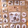 Му Ран 50 Листов Наклейки с Рисунками Хлеба: Декоративный набор для DIY-журнала с ощущением высокого качества