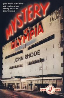 Mystery at Olympia by John Rhode Paperback Book 9780008268787