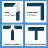 DIY Decoration Cable Concealer Self-Adhesive Electric Wire Slot NEW Cable Management  Home Office