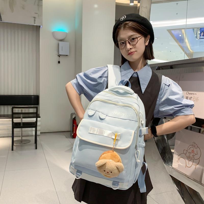 Сумка для школьников средней школы, женский водонепроницаемый рюкзак большой емкости, легкий рюкзак для девочек