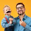 Fathers Day Party Decorations With Paper Photo Props For Event And Celebration