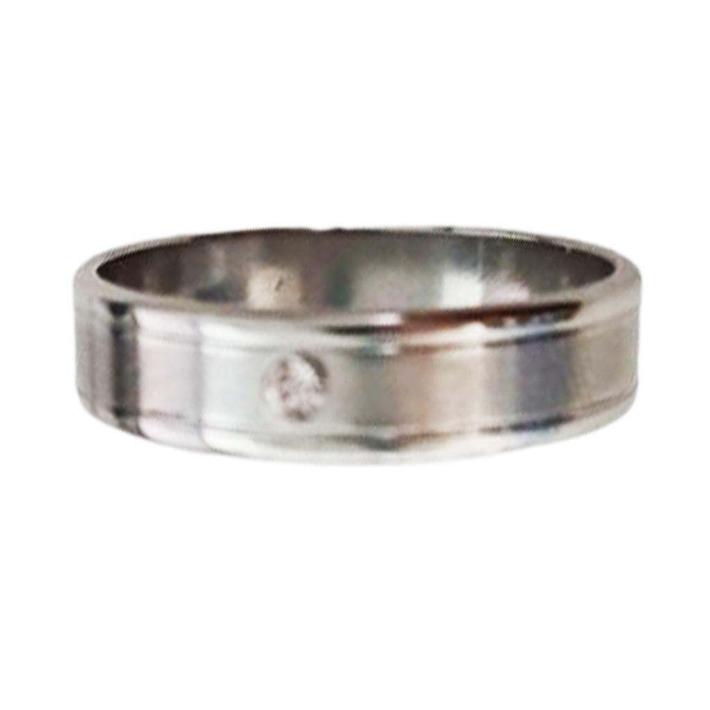 Steel Ring 'Peaceful' Silver - 6 Mm