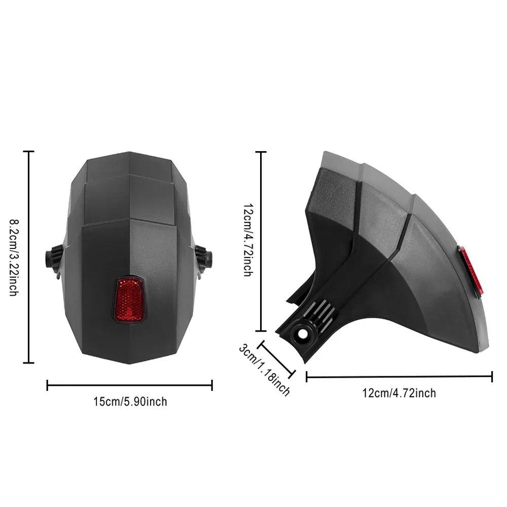 Durable Kickscooter Mudguard with Taillight Protection Cover for KUGOO Kukirin G3 G4 Outdoor