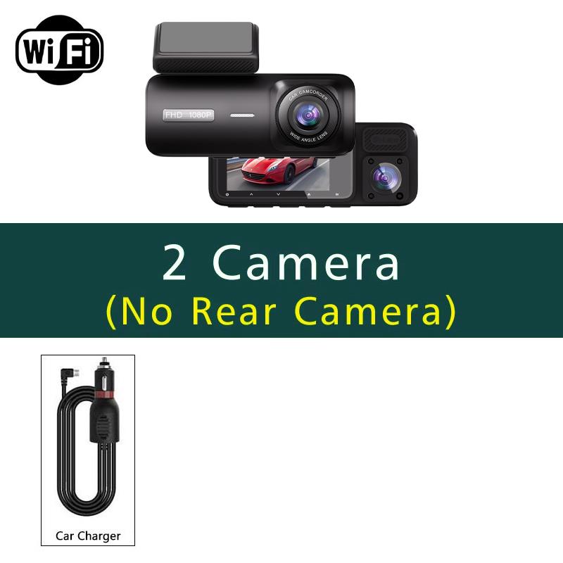 3 Channel Dash Cam for Car 1080P Video Recorder WIFI APP Dashcam Car DVR Front and Rear View Camera Night Vision car accessory