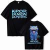 Summer KPop Demon Hunters Derpy Tiger 2025 New Movie T-Shirts Men Women Casual O-Neck Short Sleeve Shirts Unisex Y2k Streetwear