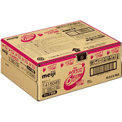 Мэйдзи (ранее Мэйдзи Сэйка) Mei Balance Мини-стаканчик Клубничный вкус Упаковка 125 мл x 12 Maybalance Thia Pack Maybalance