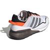 Adidas Кроссовки унисекс ZX 2K Boost Pure White Grey Orange Cloud-White Grey-Three H06568