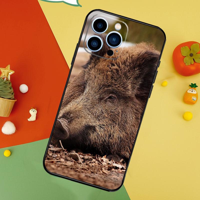 Чехол для телефона с изображением кабана для iPhone 18 17 Pro Max 16 15 14 13 12 11 Pro Max Plus 12 13 Mini 16e 17 Air Cover