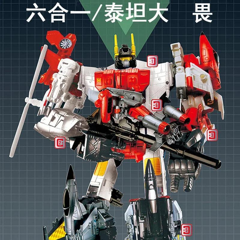 HZX Cool G1 Superion Робот-Самолет IDW 5-в-1 Devastator Bruticus Фигурка Действия Игрушки Комбайнер Трансформация Деформация Подарок
