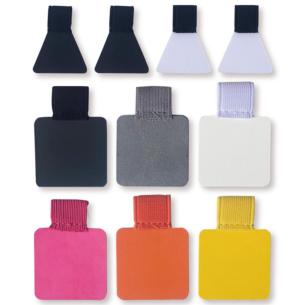 10 шт. эластичных держателей для ручек с самоклеящейся ПУ-кожей, зажим для карандашей для блокнотов, журналов, планировщиков