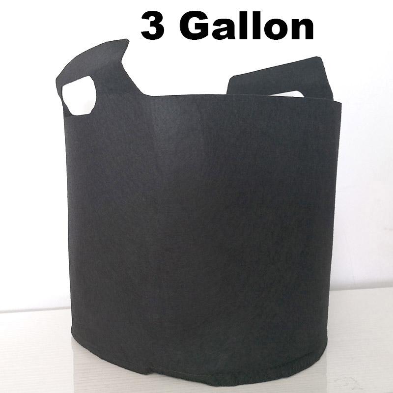 1/2/3 галлона 3 галлона мешки для выращивания растений черные горшки садовая ткань растения овощи цветы кашпо DIY мешок для выращивания садовые инструменты