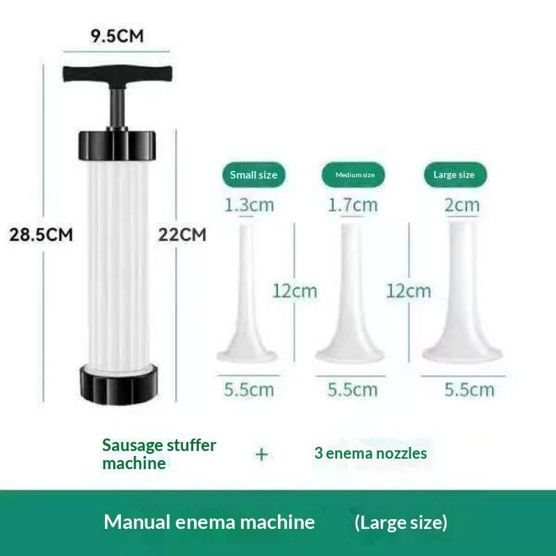 1 Set Manual Sausage Stuffer Compact Kitchen Meat Filler Machine Reusable Diy Handmade Meatball Maker Sausage Filling Tool