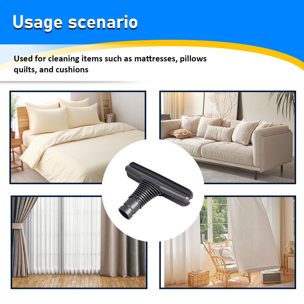 Mattress Brush Head For Dyson V6 DC35 DC45 DC52 DC58 DC59 DC62 DC48 DC Series Vacuum Cleaner Wide Suction Head Replacement