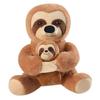Плюшевые игрушки «Мама и ребенок ленивец» - Милые куклы-животные для комфорта детей