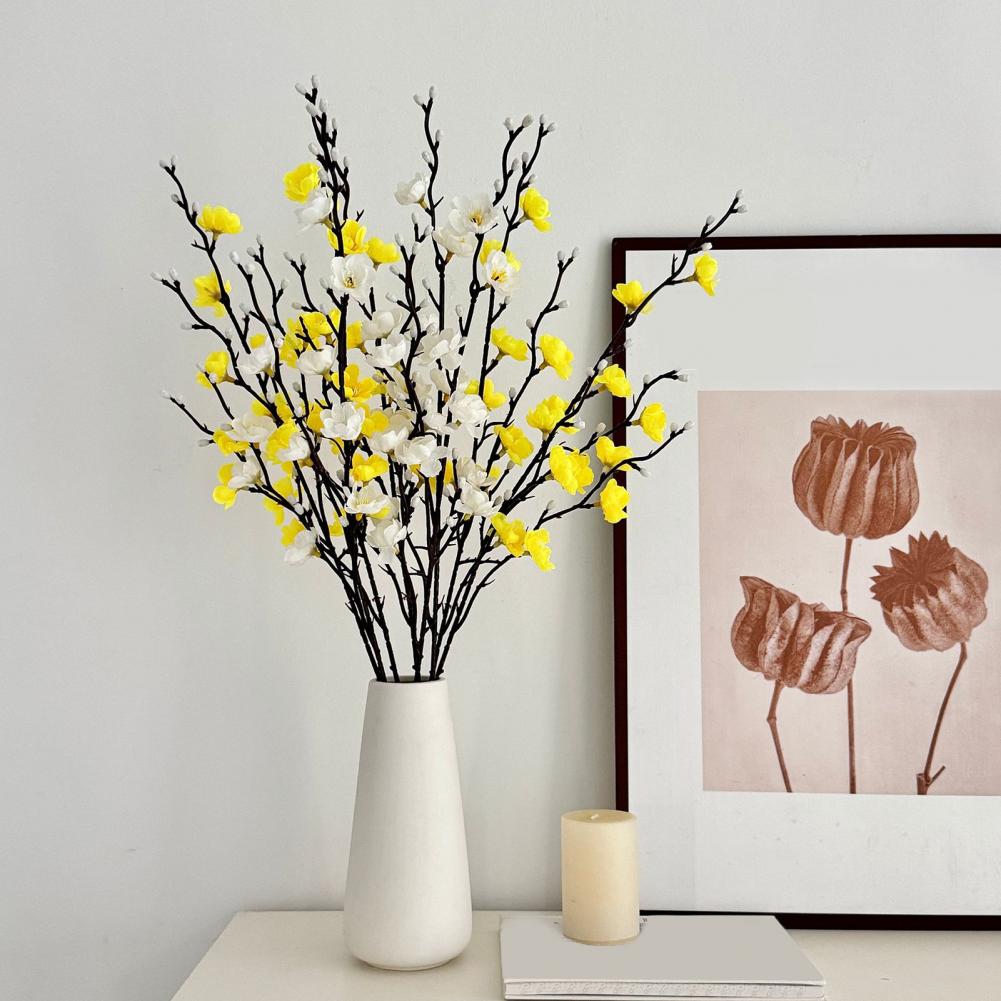 Искусственный стебель цветущей сакуры, стебель искусственного цветка, ветви цветущей сливы, стебли цветущей сакуры из искусственного шелка, ветвь свадебного цветка