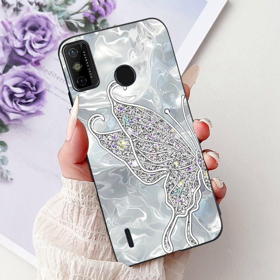 For Tecno Spark 6 Go KE5j KE5k Case For Tecno Spark Go 2020 KE5S Cover Silicone Cute Fashion Flowers Funny Painted Back Cover