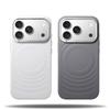 Diamond-studded Corrugated Magnetic Case for iPhone 17Promax 17 17Pro Metal Lens Frame For Magsafe Wireless Charge Cover