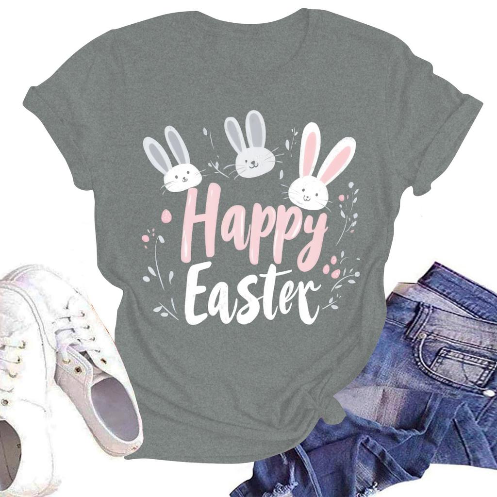 Женская повседневная свободная футболка с принтом, круглый вырез, пуловер, короткий рукав, топ