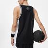 Li-Ning Wade Series с буквенным принтом, цветными блоками, быстросохнущая майка без рукавов с круглым вырезом, мужские топы, разноцветные AAYT051-14