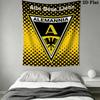Alemannia Aachen Wall Tapestry Aesthetic Wall Hanging Printed Fabric Blanket Decorative Tapestries for Bedroom Living Room Home Decor