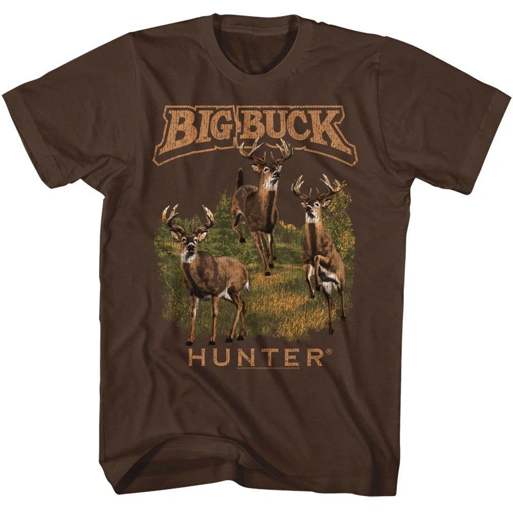 Big Buck Hunter Multiple Bucks Dark Chocolate Gaming Children's T-shirt