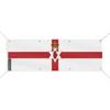 Bannière - Irlande Du Nord - 50x150 Cm - Polyester - 8 Œillets - Impression Numérique