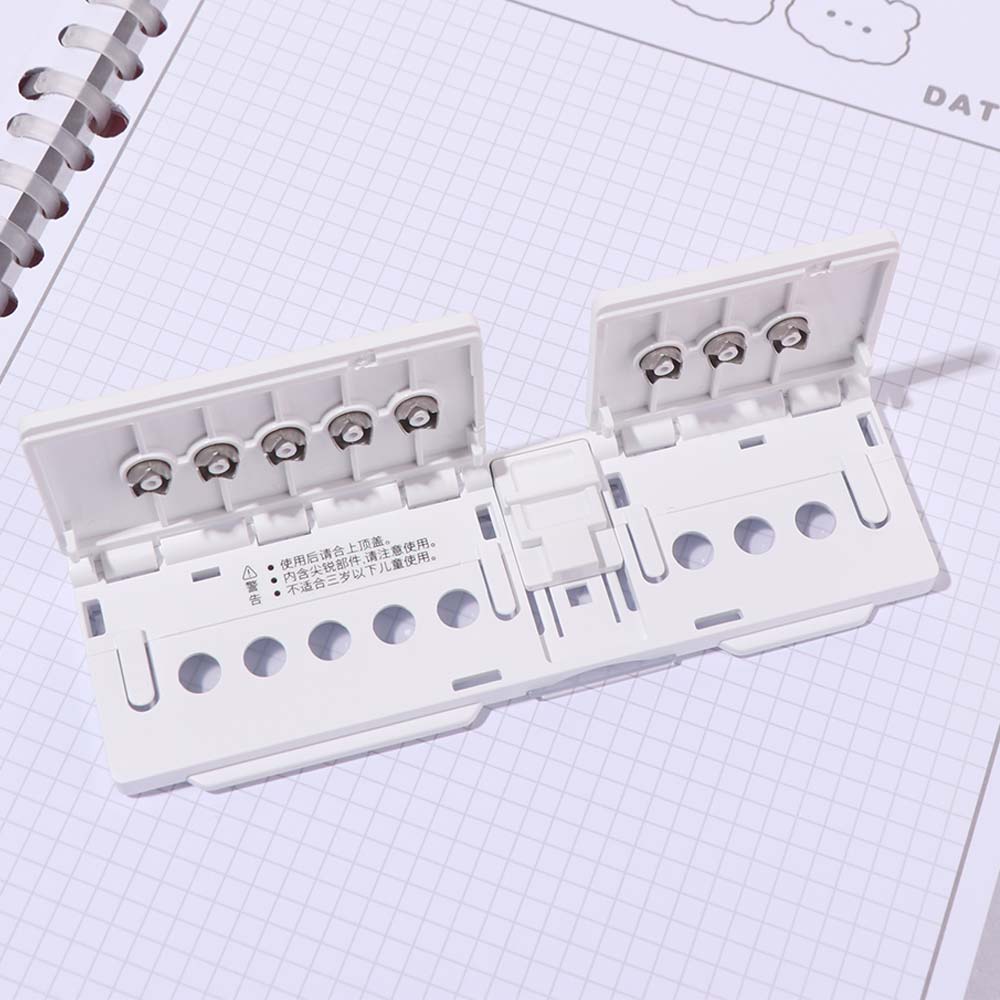 Manual Binding 8-hole Paper Punch DIY Scrafts DIY Hole Punch Simple Loose-leaf Punch Student
