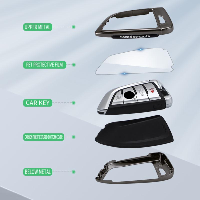 Car Key Case Cover Fob Keyring For BMW F30 F11 X3 F25 Serie 1 E39 X4 G20 X5 G05 F40 X6 F44 216 X1 G30 320i F01 F02 Car Styling