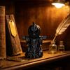 Декоры Страшила с Черной Тыквой, 3D-печатная Фигурка с Обвевающей Одеждой, Тыквами и Лозой для Хэллоуина, Столов и Витрин